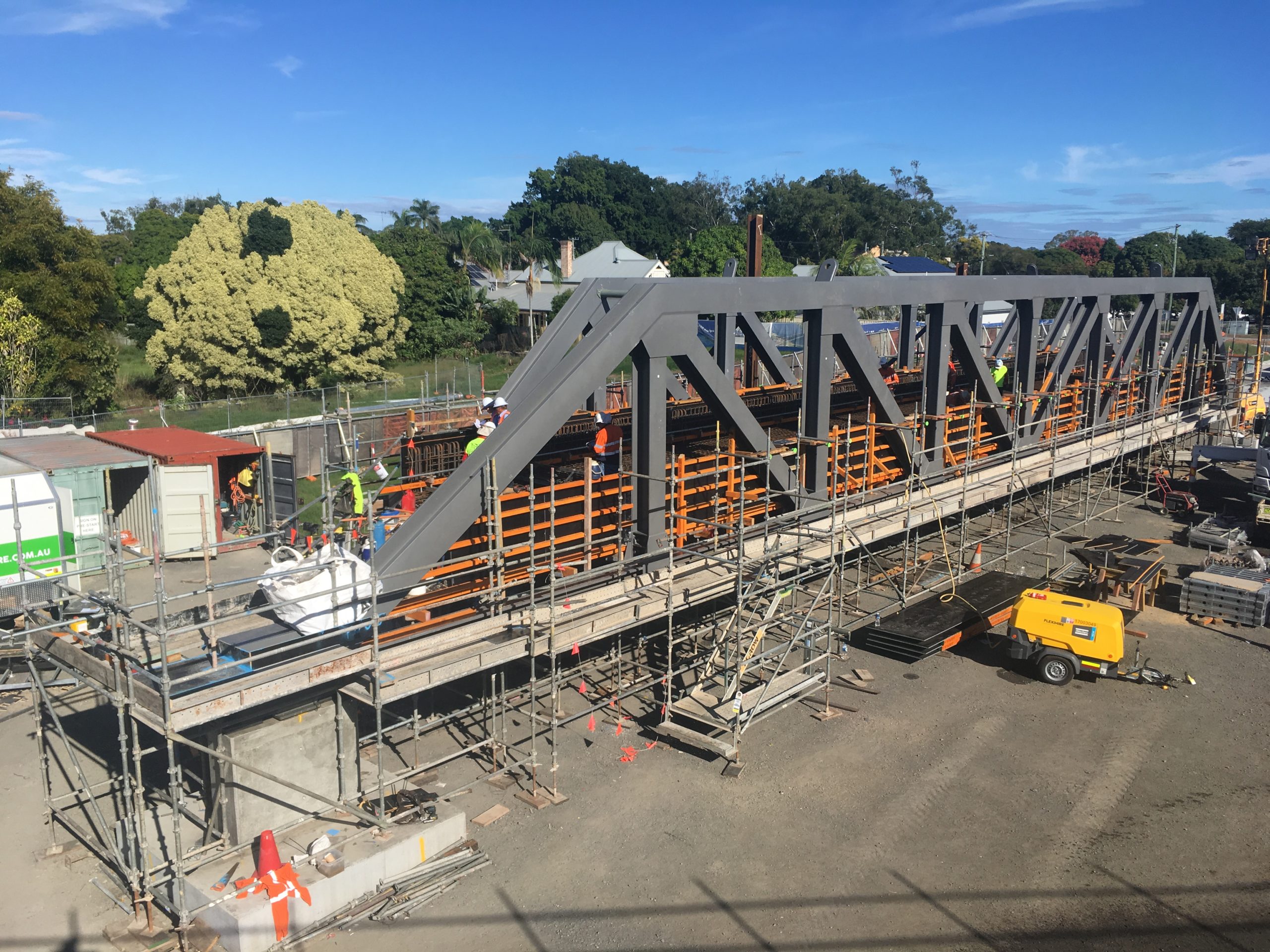 Temporary works assembly case civil and structural engineering project grafton bridge